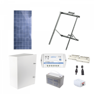 Kit Solar EPCOM Powerline de 14 W con PoE Pasivo 24 Vcc para un radio de Ubiquiti airMAX o Cambium ePMP
