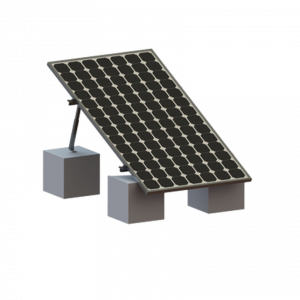Montaje EPCOM Powerline para Panel Solar, Riel "8" de 1400mm