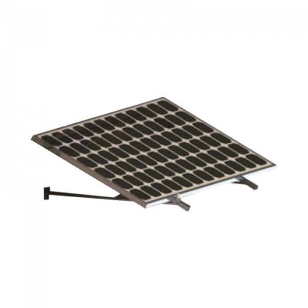 Montaje PRECISION para módulos solares en muro con espesor de 30-35 mm, riel 1300mm