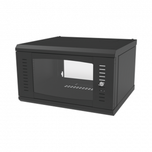 Gabinete de 6 Unidades para Montaje en Pared con Puerta de Cristal Templado
