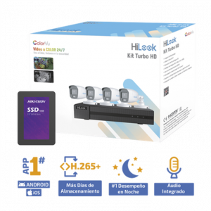 Kit de Videovigilancia Turbo HD 1080p + SSD 500 GB