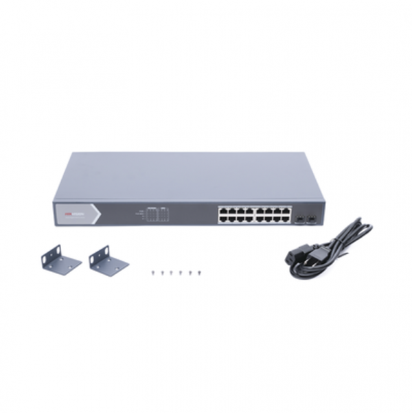 Switch Hikvision Gigabit PoE+ Administrable de 16 Puertos - Imagen 3