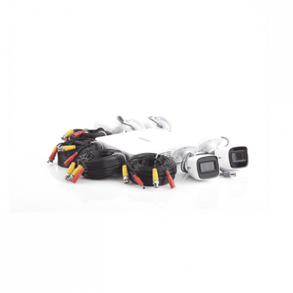 Kit de Videovigilancia Turbo HD 1080p Lite, 4 Cámaras Bala de Metal con Micrófono Integrado - Imagen 3