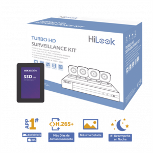 Kit de Videovigilancia, Turbo, HD, 1080p, + SSD de 1 TB (1024 GB)