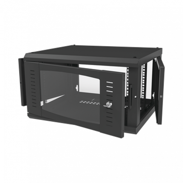 Gabinete de 6 Unidades para Montaje en Pared con Puerta de Cristal Templado - Imagen 2
