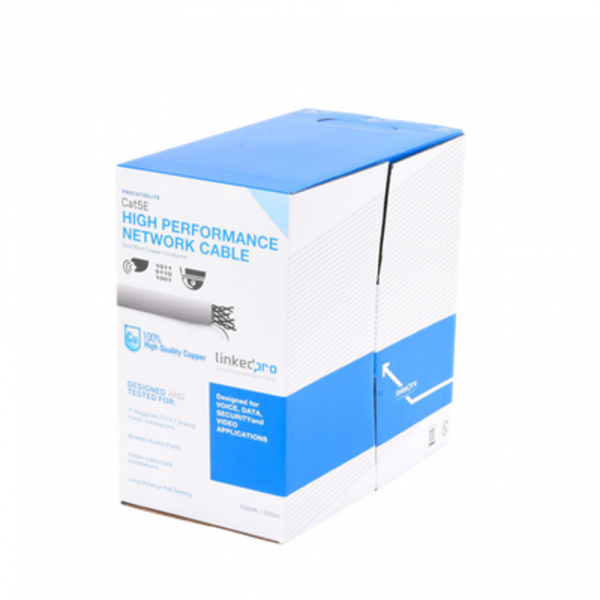 Bobina de cable de 305m, (1000 ft), Cat5e, 24 AWG - Imagen 2
