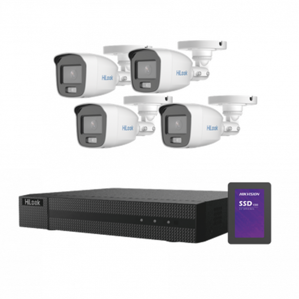 Kit de Videovigilancia 4 Cámaras Turbo, HD, 1080p + SSD 1 TB - Imagen 2