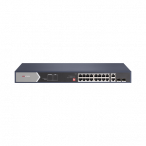Switch Hikvision PoE+ No Administrable de16 Puertos