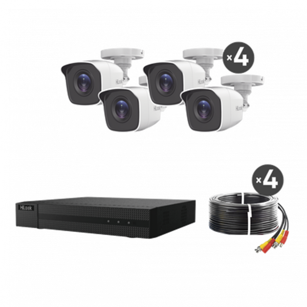 Kit de Videovigilancia, TurboHD 1080p, 4 Cámaras Bala de Metal - Imagen 2