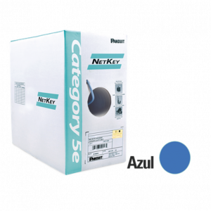 Bobina de cable UTP 305 m. de Cobre, NetKey, Azul