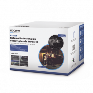 Kit, Videovigilancia, Turbo, HD, 1080p, DVR 4 Canales