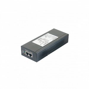 Inyector Hikvision Super Hi-PoE de 56 Vcc y 30 Watts