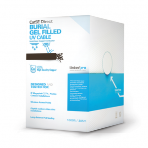 Bobina de cable de 305 metros, Categoría 5E, con gel