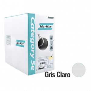 Bobina de Cable UTP 305 m. de Cobre, NetKey, Gris Claro