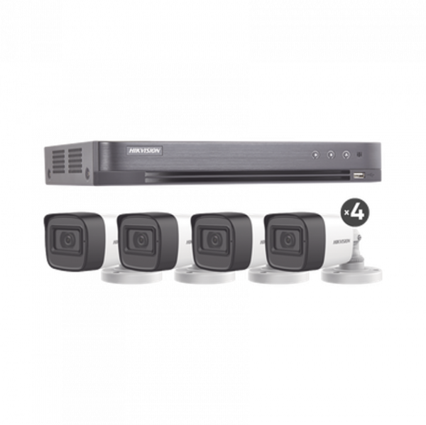Kit de 4 Cámaras Bala 5 Megapíxel con Micrófono Integrado (exterior 2.8 mm) - Imagen 2