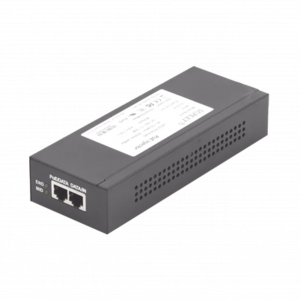 Inyector Hikvision Super Hi-PoE de 56 Vcc y 60 Watts
