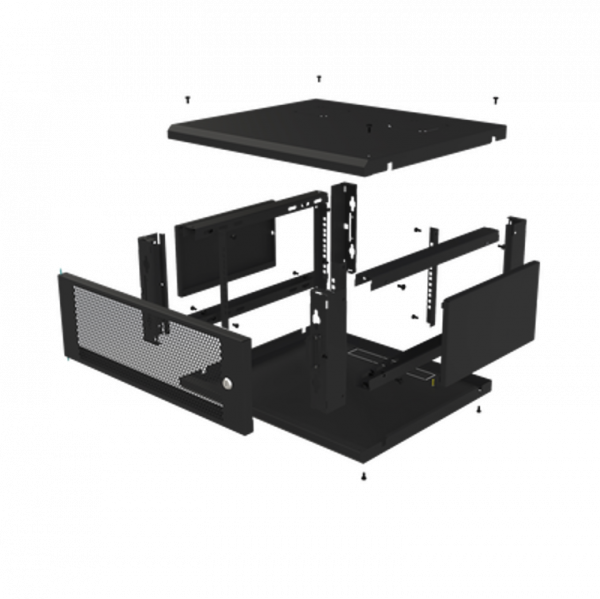Gabinete de Pared Fijo con 4 Unidades de Rack de 19 in - Imagen 4