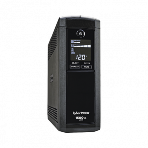 UPS Tipo Mini Torre de 1500 VA/900 W, Tiempo de respaldo con media carga (450 W): 12 Minutos
