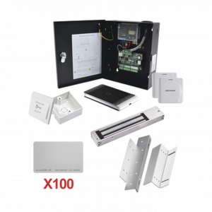 Kit de Control de Acceso con TARJETA para 1 Puerta con lector de Entrada y Salida