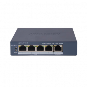 Switch de 4 Puertos Gigabit PoE+ Administrable