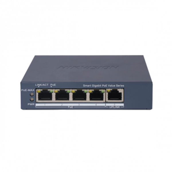 Switch de 4 Puertos Gigabit PoE+ Administrable