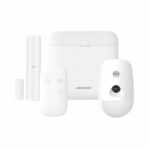 KIT de Alarma AX PRO, Incluye: 1 Hub con batería de respaldo,  1 Sensor PIR con Cámara,1 Contacto Magnético,1 Control Remoto