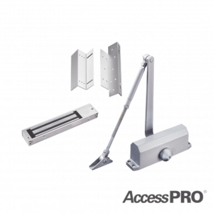 Kit para control de acceso incluye Chapa magnética de 600Lbs