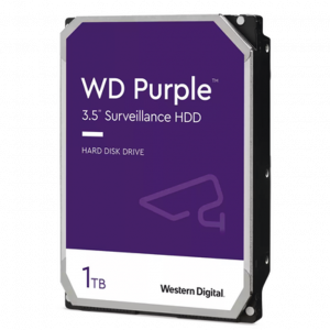 Disco Duro Purple de 1 TB / 5400 RPM, Optimizado para Soluciones de Videovigilancia