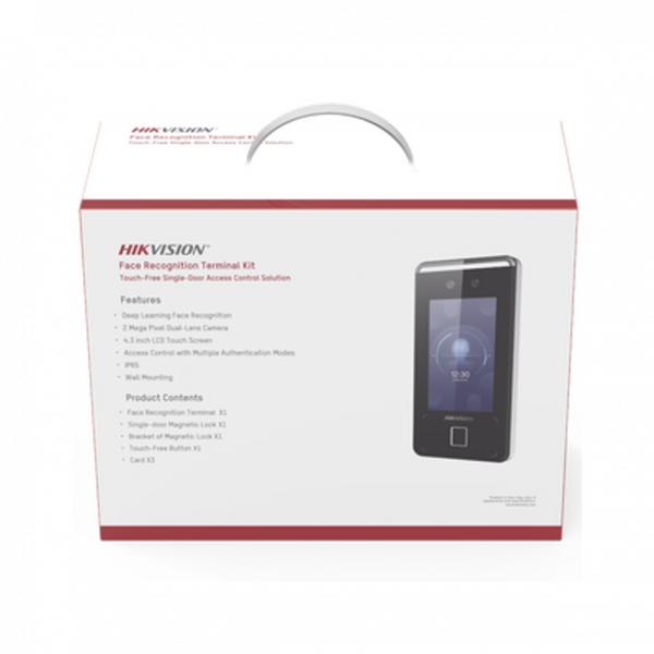 Kit de Control de Acceso TODO INCLUIDO con Lector de Rostros, QRs, Tarjetas y Huellas