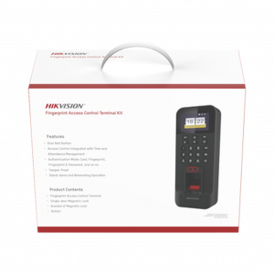 Kit de Control de Acceso TODO INCLUIDO con Lector de Huellas y Tarjetas