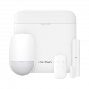 KIT de Alarma AX PRO con GSM (3G/4G), Incluye: 1 Hub con batería de respaldo, 1 Sensor PIR, 1 Contacto Magnético, 1 Control Remoto