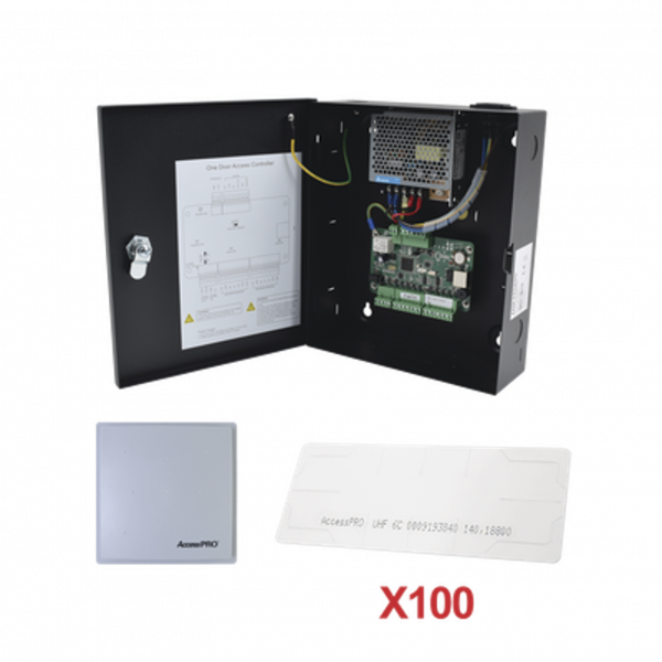 Kit para automatizar 1 ACCESO VEHICULAR con STICKERS en Parabrisas