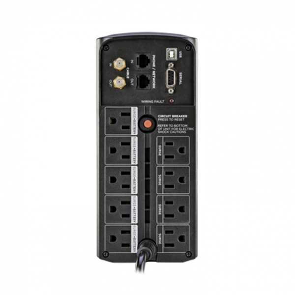 UPS Tipo Mini Torre de 1000 VA/600 W, Tiempo de respaldo con media carga (300 W): 9 Minutos - Imagen 2