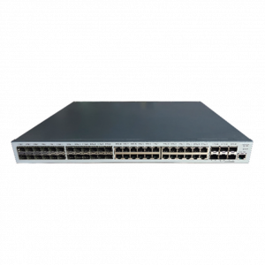 Switch Gigabit Administrable Capa 3, de 24 puertos 10/100/1000 Mbps + 24 puertos SFP / 6 puertos SFP+ 10 G de Uplink.