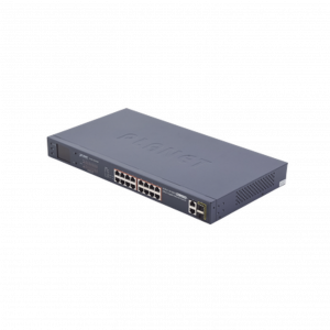 Switch no administrable PoE+ Extended de 16 puertos