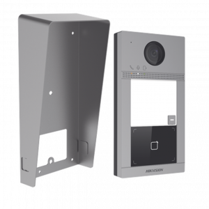 Kit Videoportero + Carcasa protectora IP 2 Megapixel / Llamada y Apertura Remota desde App Hik-Connect