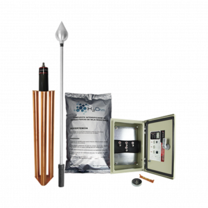 Kit de Pararrayo con Punta en Acero Inoxidable 160 metros