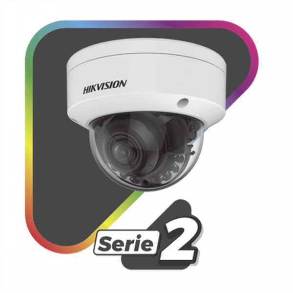 Cámara de Domo HIKVISION IP 4 Megapíxel, Dual Light + ColorVu