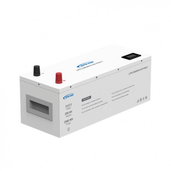 Batería de litio LiFeO4 12.8Vcc, 200Ah, 2.56Kwh