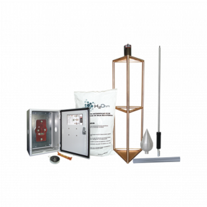 Kit de Pararrayo con Punta de Aluminio 300 metros