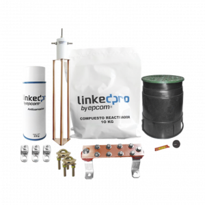 Kit de puesta a tierra LinkedPro, para protección de hasta 30 Amp.