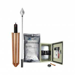Kit de Pararrayo con Punta en Aluminio 160 metros