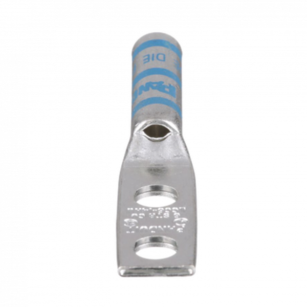 Terminal Doble Ojillo para Cable 6 AWG