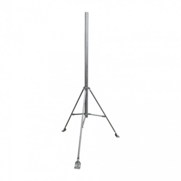 Mástil de 2" x 1.5 metros con Tripie para Instalación en losa