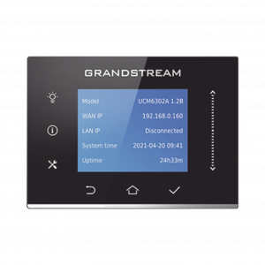 Conmutador IP-PBX GRANDSTREAM para hasta 500 usuarios y 75 llamadas simultaneas, 2 FXO, 2 FXS