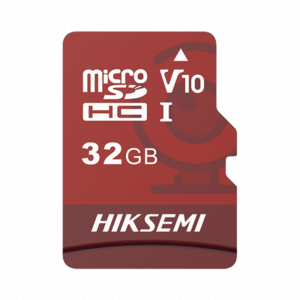 Memoria microSD HIKSEMI Clase 10 de 32 GB, Especializada Para Videovigilancia (Uso 24/7)