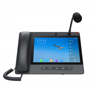 Teléfono IP FANVIL Android 9.0 Empresarial para voceo 20 líneas SIP, pantalla táctil, Wi-Fi y Bluetooth