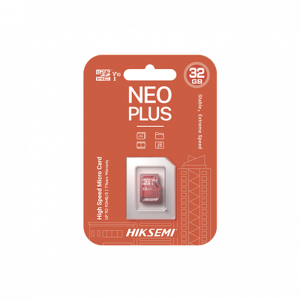 Memoria microSD HIKSEMI Clase 10 de 32 GB, Especializada Para Videovigilancia (Uso 24/7) - Imagen 2
