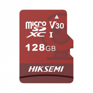 Memoria microSD HIKSEMI Clase 10 de 128 GB, Especializada Para Videovigilancia (Uso 24/7)