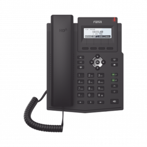 Teléfono IP empresarial FANVIL para 2 líneas SIP con pantalla LCD